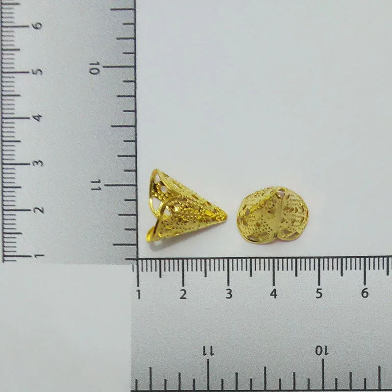 Колпачки с кисточками обжимные концы перламутровый шнур текстурированный