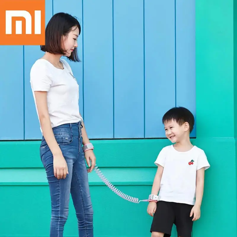 Новое поступление, Xiaomi mijia, 2 м, анти-потеря, ремешок, браслет, безопасность, регулируемый, для детей, тяговый трос, браслет 5