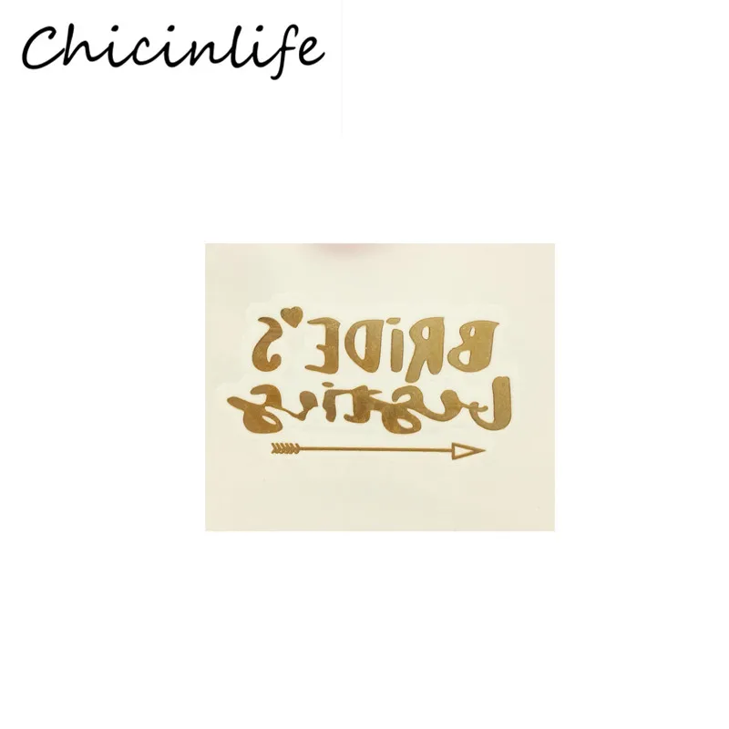 Chicinlife 5 шт. временные тату кольца для невесты/сердца/бриллиантов