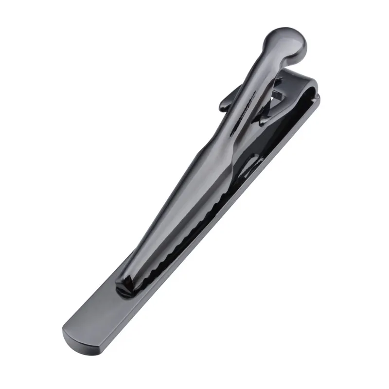 2 цвета ювелирная рубашка зажим для галстука камни дизайн Мужской черный деловых