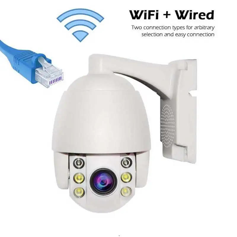 Mini PTZ Camera 5X Zoom HD 960P Waterproof Security IP 360° View ONVIF CCTV Video Surveillance System Full Color Night | Безопасность и