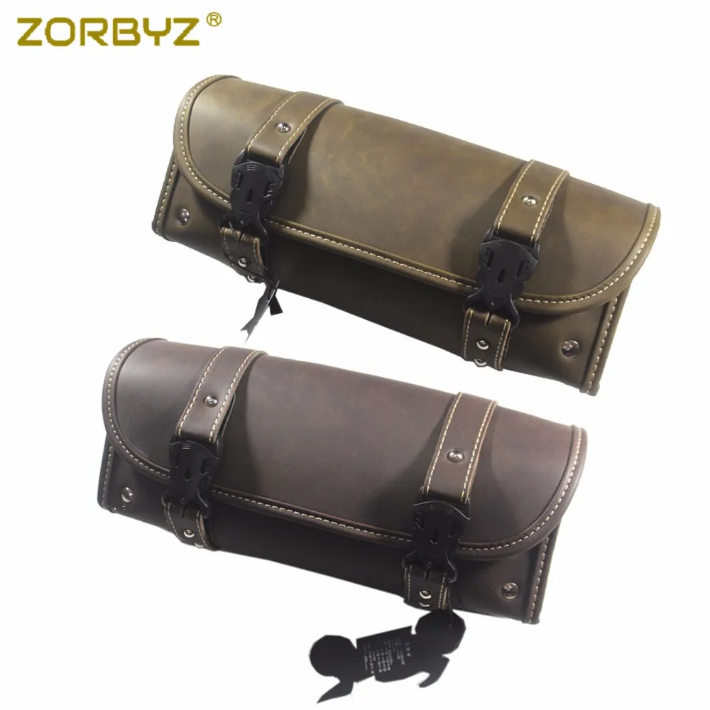 ZORBYZ 1 шт. Мотоцикл ATV Скутер из искусственной кожи винтажная сумка для сиденья