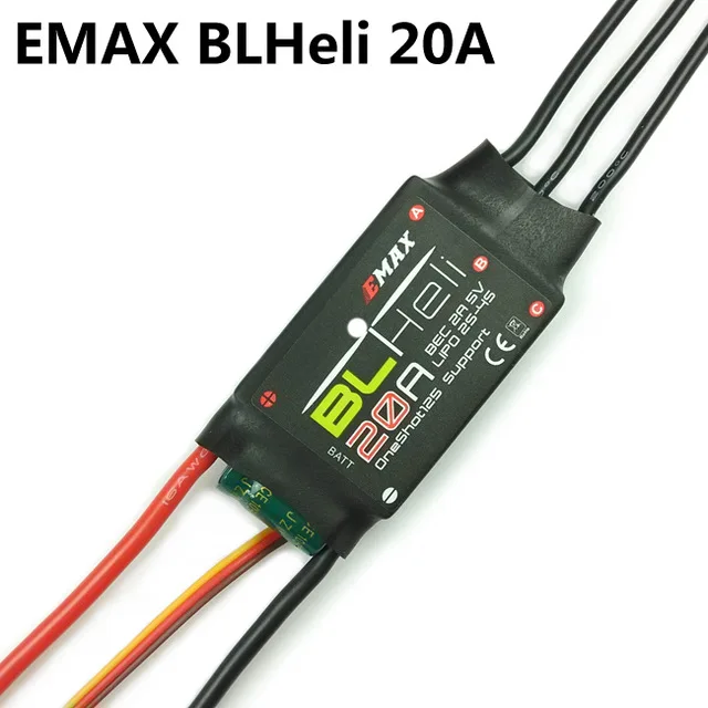 Серия Emax BLHeli 20A 25A 30A ESC контроллер скорости 2A 5V BEC 2 4S Oneshot для RC Multirotor|Детали и