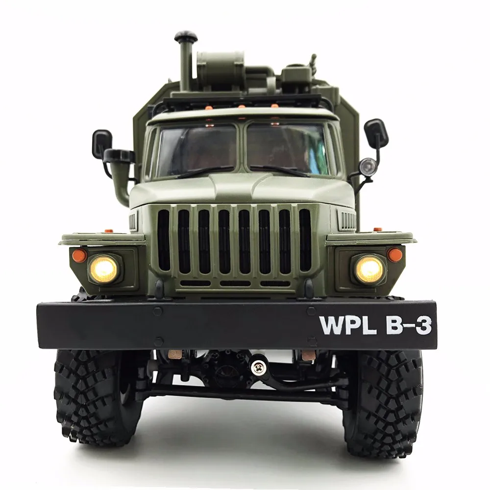 Радиоуправляемый грузовик WPL B36 Урал 1/16 2 4G 6WD RC игрушка военный детский подарок