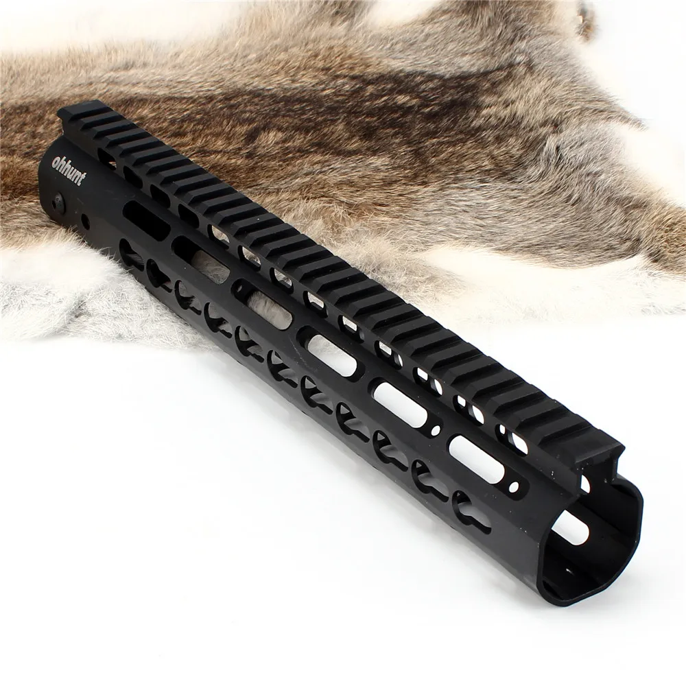Ohhunt Тактический NSR 12 &quotFree Float KeyMod Handguard страйкбольный AR 15 AR15 M16 M4 Rail Mount Top System Picatinny