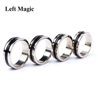 black circle pk ring magic tricks strong magnetic magnet ring coin finger decoration 18192021mm size magic ring props tools