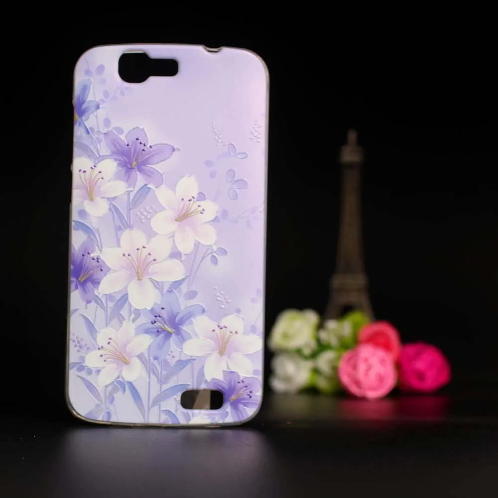 Мягкая Задняя накладка чехла из ТПУ для huawei G7 рельефная 3D печать силиконовый чехол для huawei Ascend G7 L01 L03 C199 защитный чехол - Цвет: 17