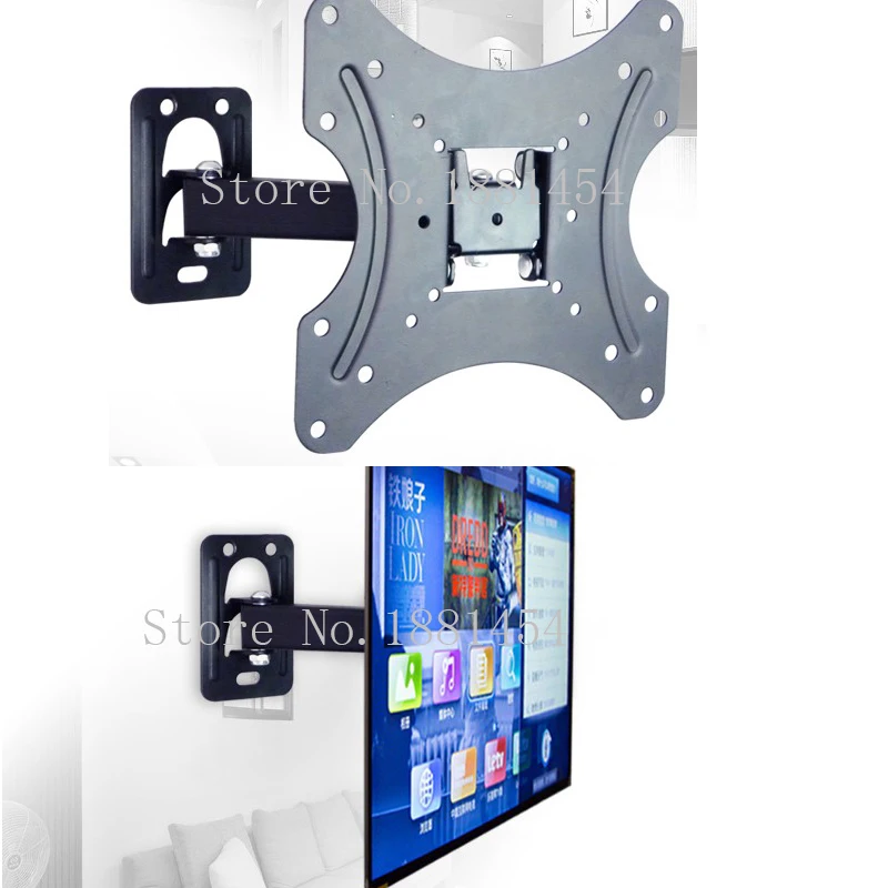 Wall Hidden Tv Fit For 14"-42" Max Support 35kg Weight