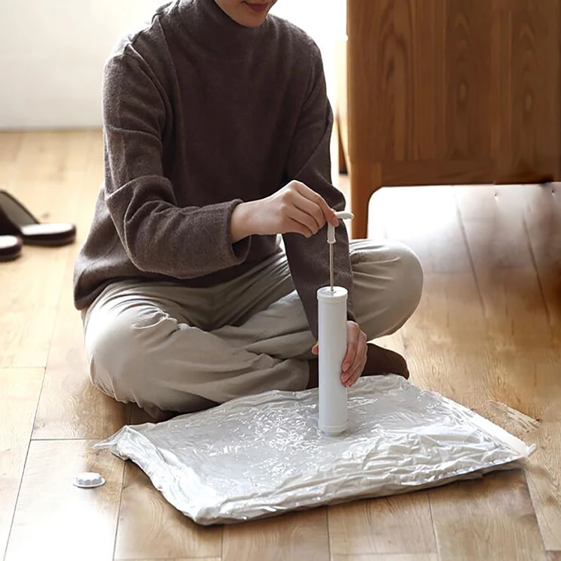 PET пластиковый вакуумный мешок для хранения пыли и откачки одежды обувь одеяла