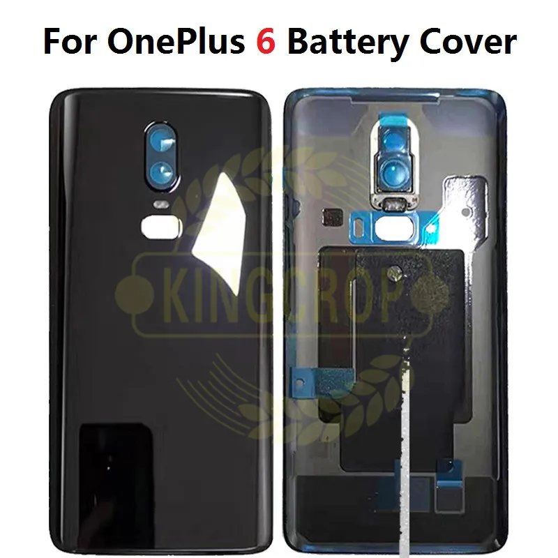 Для Oneplus 6 Батарея Дверь чехол задняя крышка телефона Корпус для One Plus 6t Запчасти