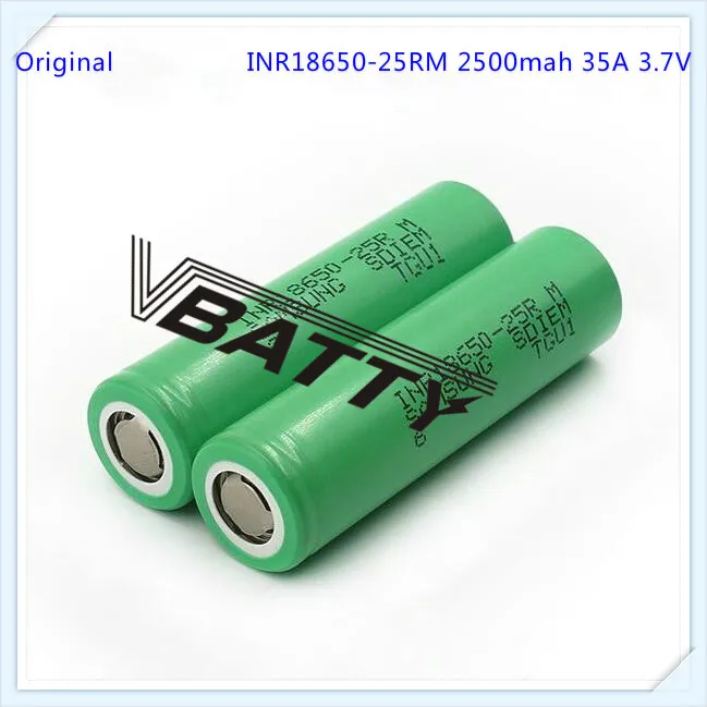 Для Samsung ICR18650 25RM батарея 2500mah 35A 3 7 V литий ионный аккумулятор Горячая Распродажа