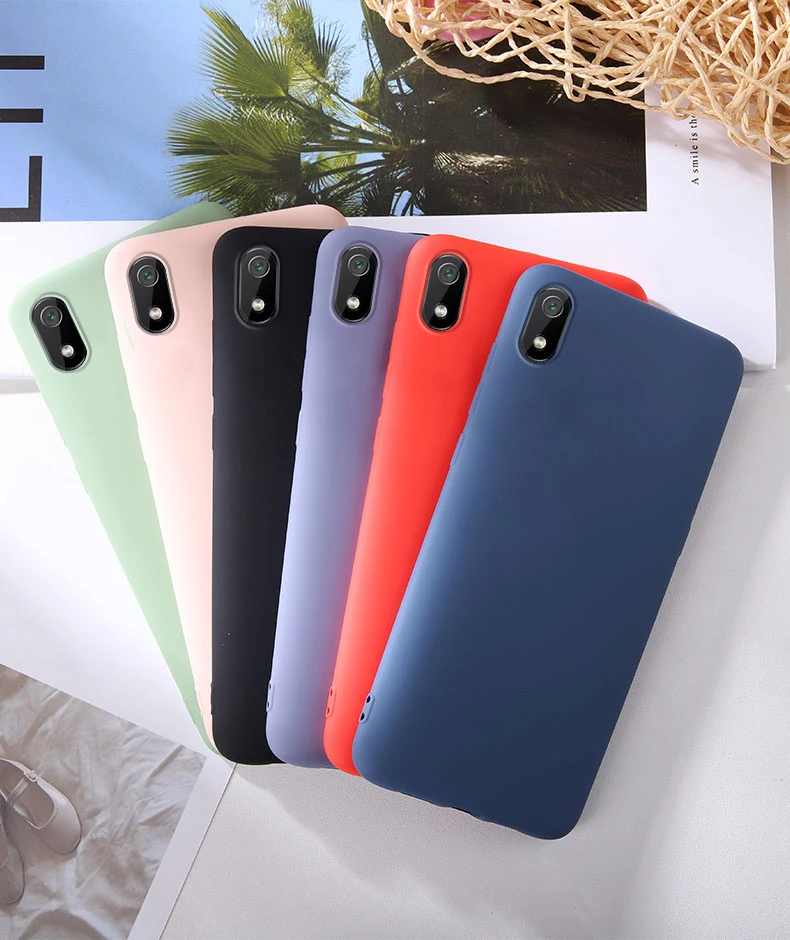 Для Xiaomi Redmi 7 NFH жидкий силиконовый мягкий чехол для Xiaomi 7A Redmi 7A телефон удобный противоударный задний Чехол чехол s