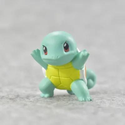 4 см оригинальные игрушки Fennekin Squirtle Charmander Froakie Pkchu Аниме Фигурки Коллекция Модель игрушки Кен Ху магазин pks - Цвет: Красный