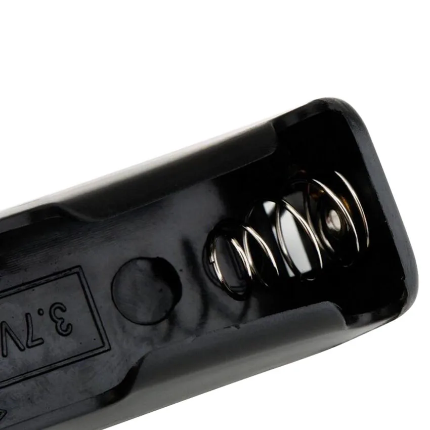 Высококачественный пластиковый черный Чехол зажим для аккумулятора 18650 3 7 В с