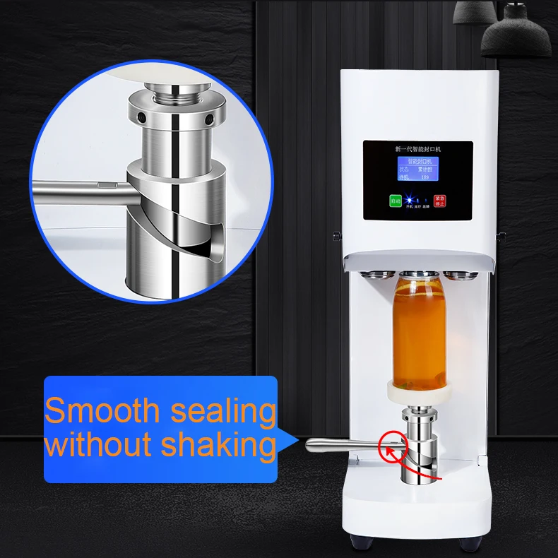 Машина для запечатывания бутылок молока чая кофе пузырьков 55 мм калибр | Бытовая