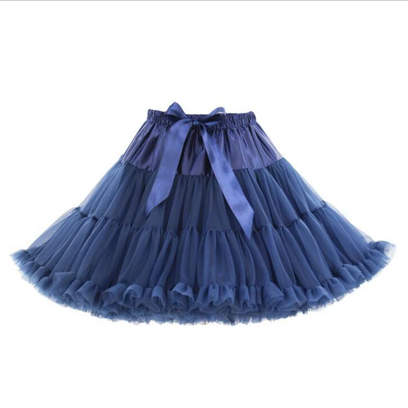 New Puffy Ball Gown Underskirt Swing Short Dress Petticoat Cosplay Petticoat Ballet Tutu Skirt Rockabilly Crinoline - Цвет: picture color 5