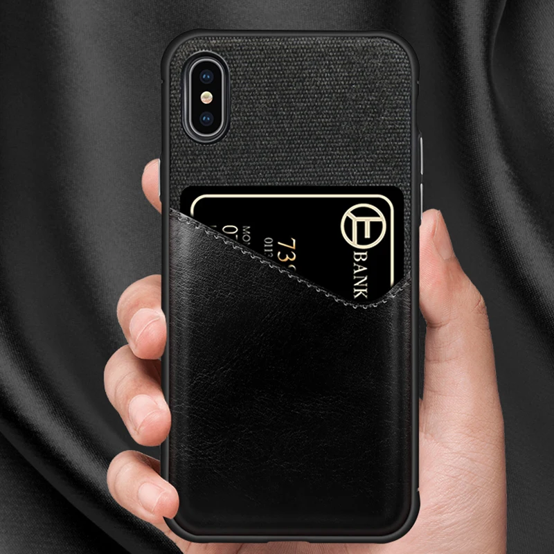 Мягкий чехол для телефона из искусственной кожи iPhone XS Max XR X 10 6 6s 7 8 Plus кошелек с