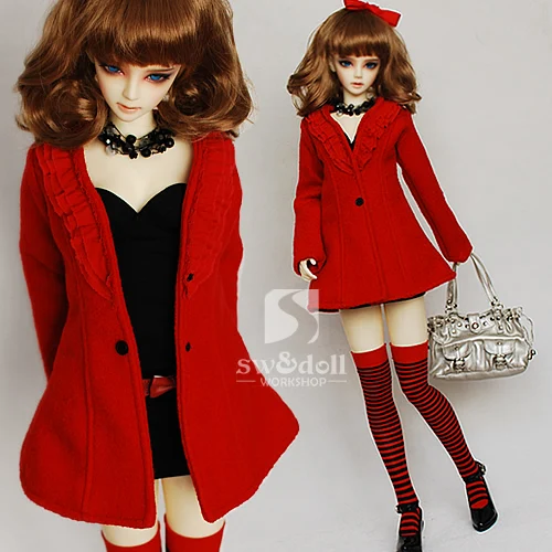 

Шарнирные аксессуары для одежды в масштабе 1/3, пальто для куклы BJD/SD. Куклы, обувь, парик и другие аксессуары в комплект не входят 16C0796