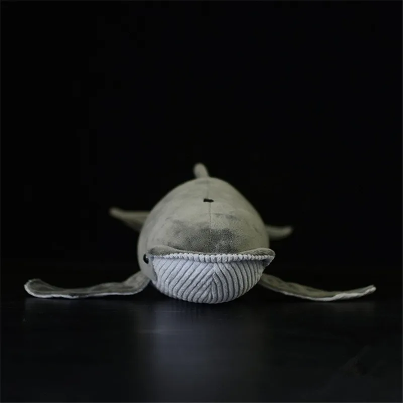 40 см длина Pomkii голубой кит мягкие игрушки Экстра Мягкий горбатый плюшевые