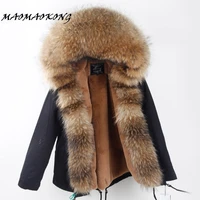 winter coat women 2017 new army green camouflage parkas with big large real raccoon fur collar hooded thick warm outwear brand