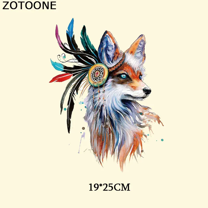ZOTOONE Тигр собака термопластыри для одежды вышивка аппликация Сделай Сам теплопередача для одежды детские наклейки - Цвет: 16