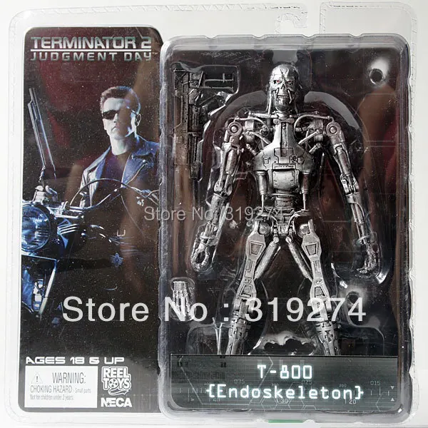 Fs редкие! Neca терминатор 2 судный день т-800 эндоскелет 7 &quot действие рисунок |