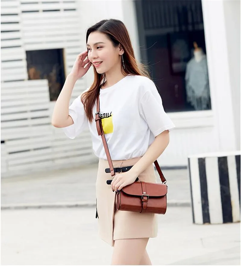 Fashion For Women Solid zipper Shoulder Bag Crossbody Messenger | Багаж и сумки