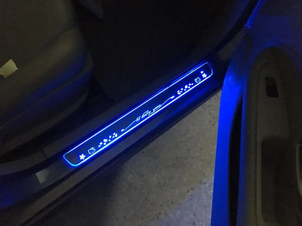 Подходит для NISSAN E POWER светодиодное освещение пороговое износостойкая пластина