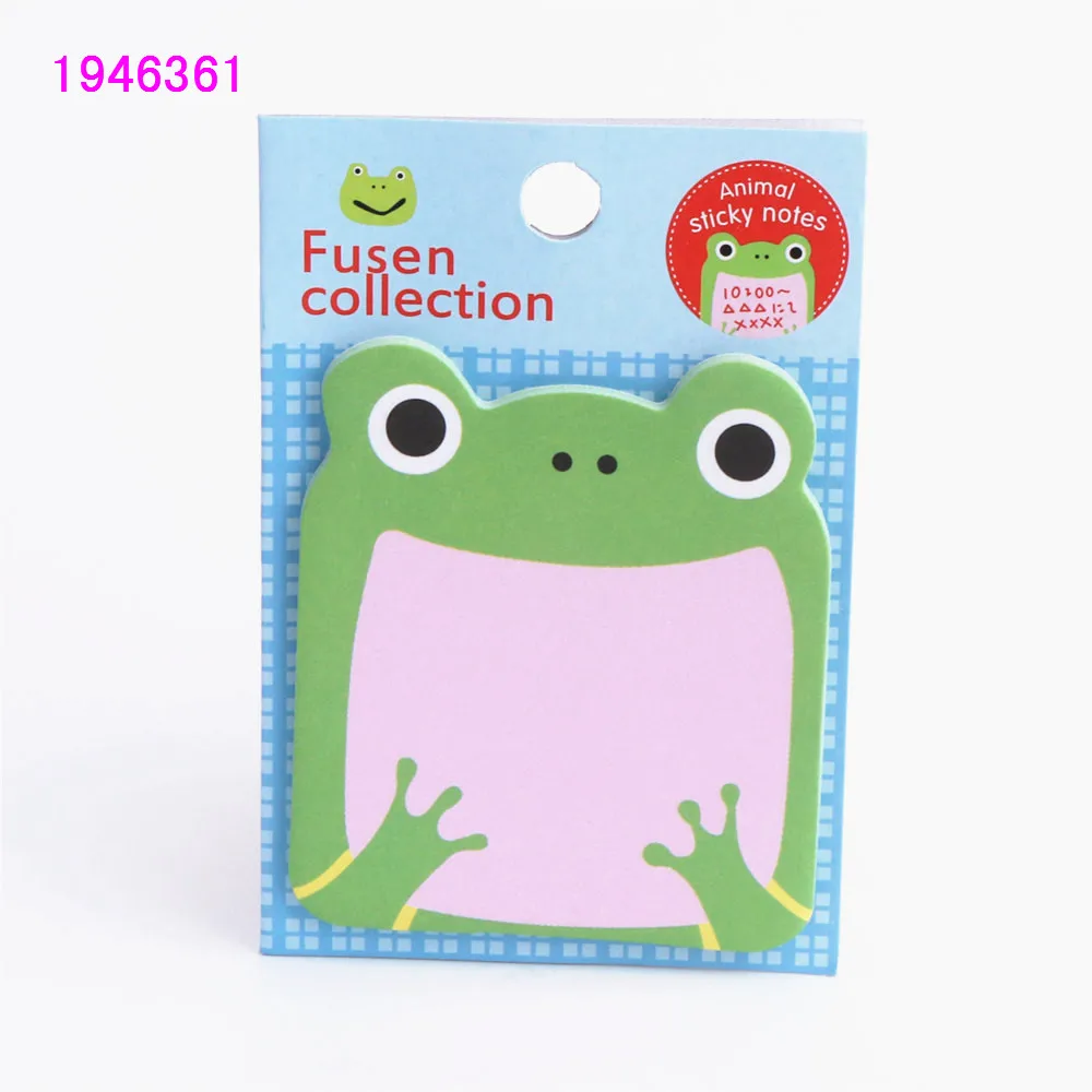 Frog Лесные животные серии семья маркер липкая бумага для заметок закладка для заметок точка это стикер бумага офисные школьные принадлежности - Цвет: Frog