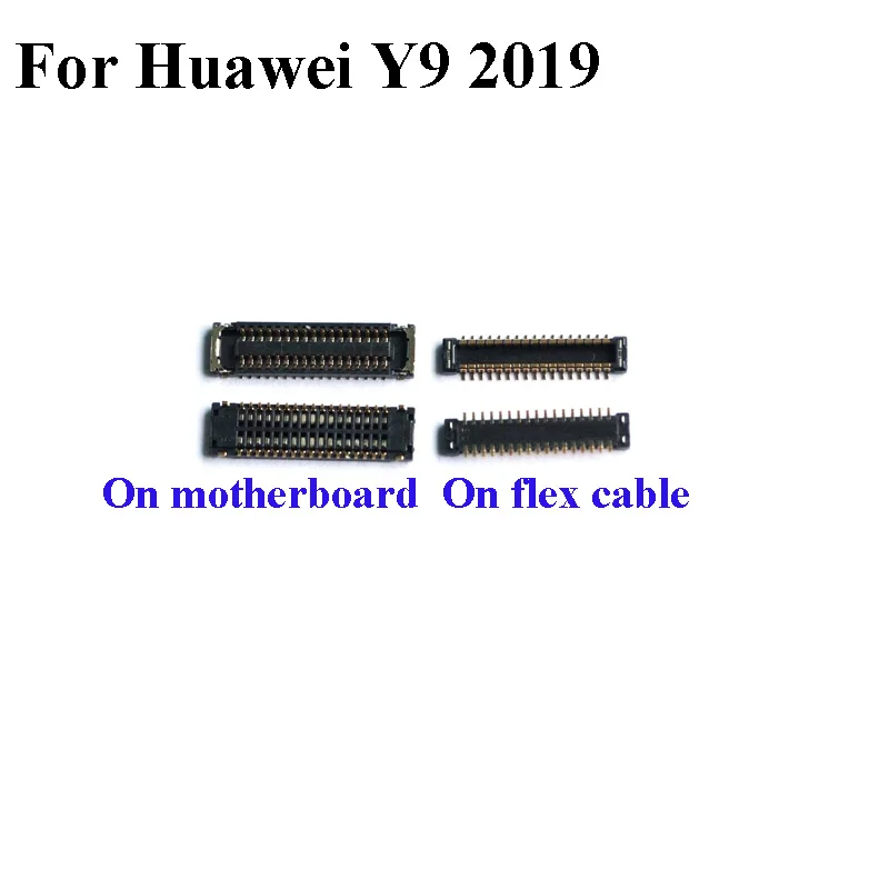 2 шт. разъем FPC 6 5 дюйма для Huawei Y9 2019 ЖК дисплей гибкий кабель на материнской плате Y