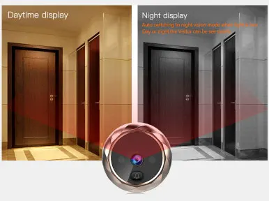 wlan doorbell camera Wifi Video Way Fi battery waterproof voordeur visor puerta wifi videoporteiro sem fios | Безопасность и