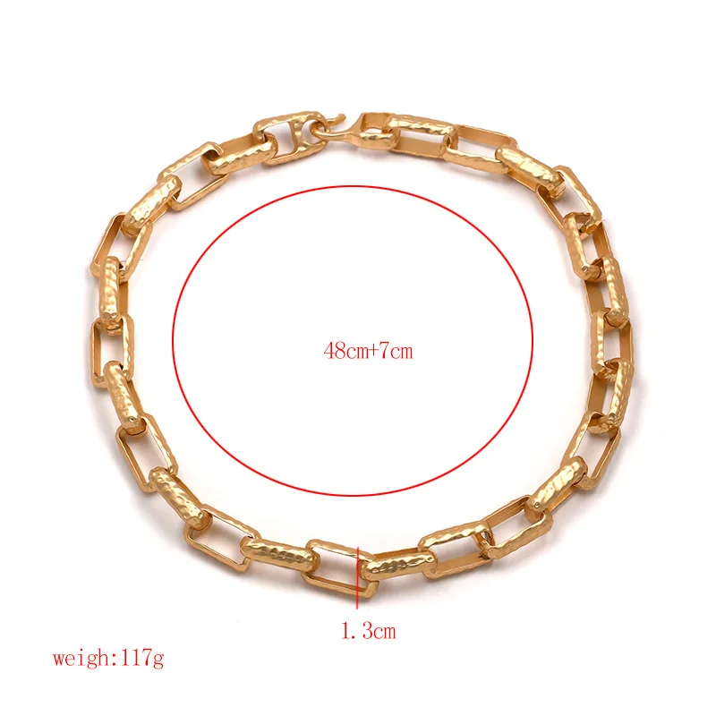 JZYN 2019 Новое Стильное ожерелье в европейском стиле металлическое модное с