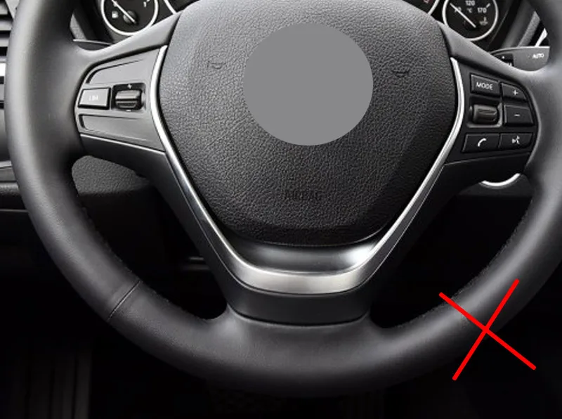 Carbon Fiber Steering Wheel Decoration Strips Cover Trim For BMW 3 Series F30 318 320 2013 2014 2015 2016 2017 2018 | Автомобили и