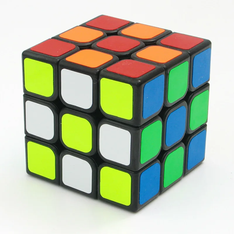 QIYI Cube 3x3x3 5 6 см пластиковая наклейка из углеродного волокна профессиональные