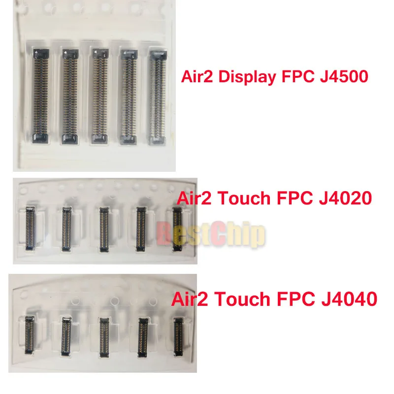 10 пар/лот J4500 ЖК экран + J4020 J4040 сенсорный дигитайзер для iPad Air 2 ipad6 6 Air2 FPC разъем на