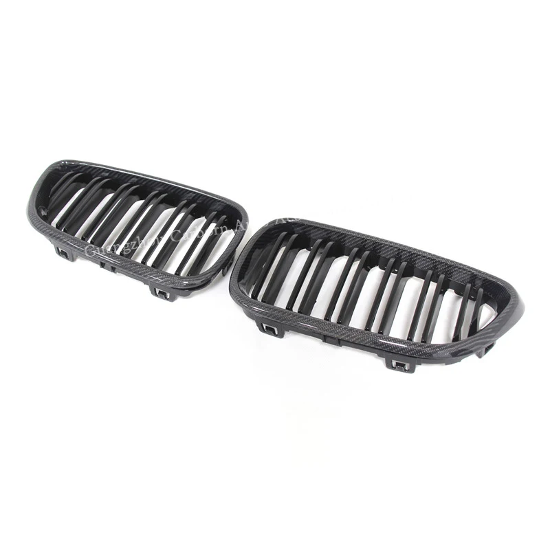 Передняя решетка радиатора для BMW 2 серии F22 Coupe F23 Convertible F87 M2 2014-ON Dual Slat Double из