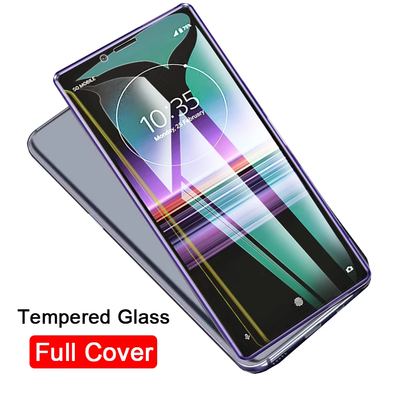 Полное защитное закаленное стекло для sony Xperia XZ4 XZS XZ premium XZ1 XZ2 компактный протектор