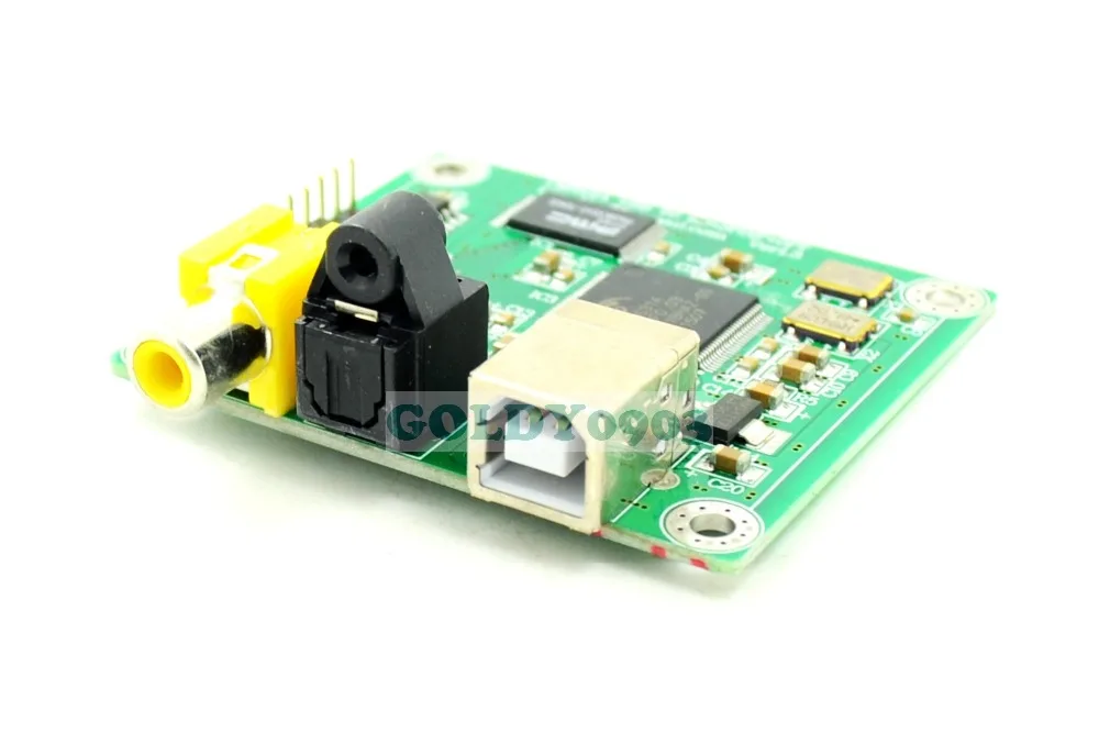 Hi Fi CM6631A 192 кГц к коаксиальному оптическому преобразователю SPDIF ЦАП плата 24 бит USB 2