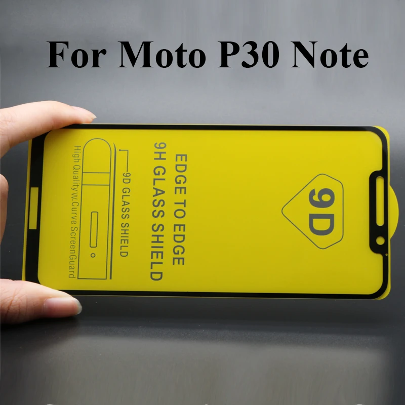 9D полное покрытие протектор экрана из закаленного стекла для Motorola Moto E4 E5 PG6 G7 Plus P30 Note Защитная пленка для Moto P30 Play