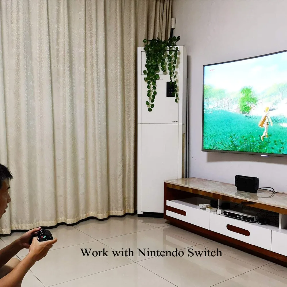 EXLENE Bluetooth беспроводной контроллер Gamecube для Nintendo Switch перезаряжаемый управление