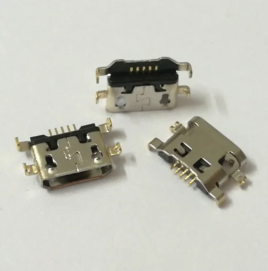 100 штук в наборе USB зарядный порт Разъем для подключения зарядного устройства Док