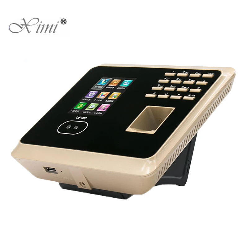 ZK UF100Plus система распознавания лиц с считывателем отпечатков пальцев TCP/IP WIFI часы