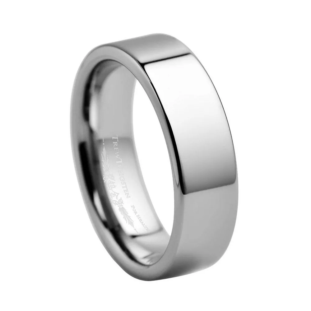 Кольца с гравировкой или под заказ плоские стильные кольца полированным