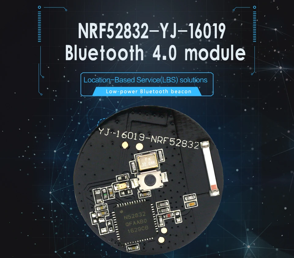 Скандинавский nrf52832 чип ble макетная плата nRF52 iBeacon демонстрационная плата