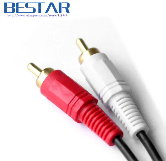 3 5 мм аудио штекер 2RCA мужской кабель 2rca Jack AUX 1 м 10 15 20 для домашнего кинотеатра DVD |