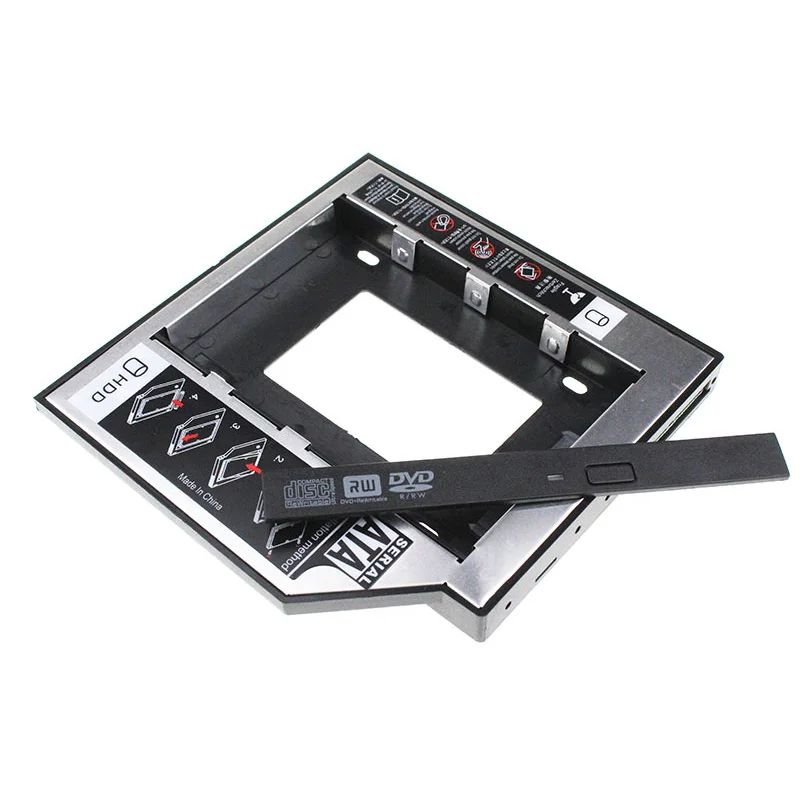 Новый оригинальный 2 й vw HDD Caddy 12 7 мм 5 &quotSATA 3 0&quot SSD чехол Корпус жесткого диска +