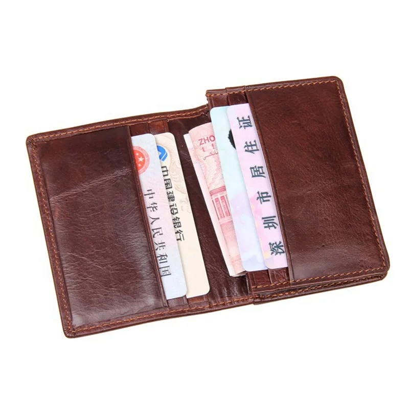 Кошелек DOLOVE мужской из 100% воловьей кожи|leather wallet men|cowhide leather walletsleather |