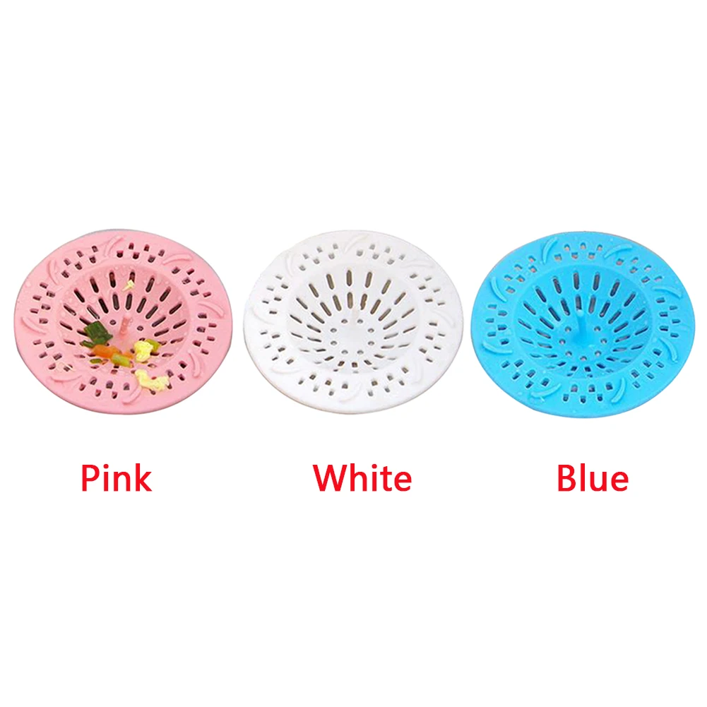 Protect Sewer Practical Silicone Hair Catcher Cover Sink Strainer Shower Bath Drain Tub Basin Stopper | Дом и сад