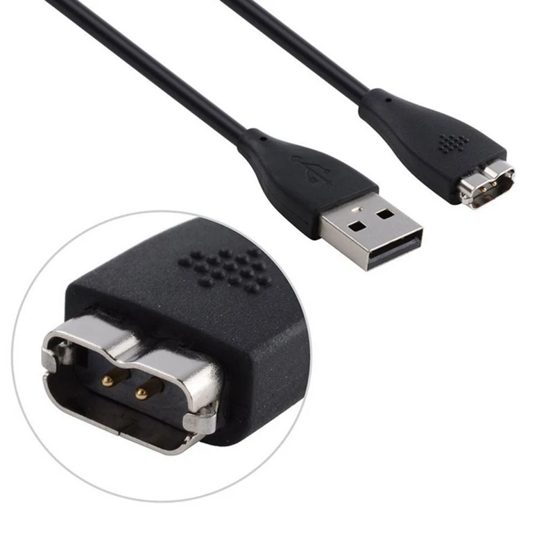 2 комплекта сменных USB зарядных устройств для Fitfit Charge HR Charging Date кабель питания с