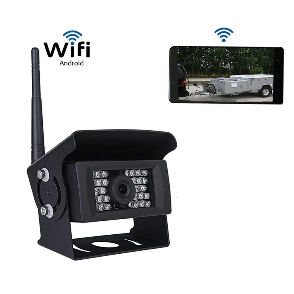 구매 AMPrime WIFI 반전 카메라 대시 캠 트럭 RV 캠핑카 트레일러 차량 후면보기 카메라, 아이폰 또는 안드로이드 장치와 함께 작동 저렴한 AMPrime WIFI 반전 카메라 대시 캠 트럭 RV 캠핑카 트레일러 차량 후면보기 카메라, 아이폰 또는 안드로이드 장치와 함께 작동